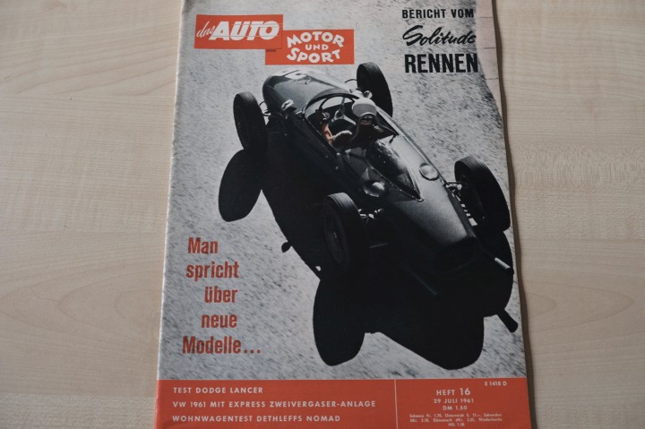 Deckblatt Auto Motor und Sport (16/1961)
